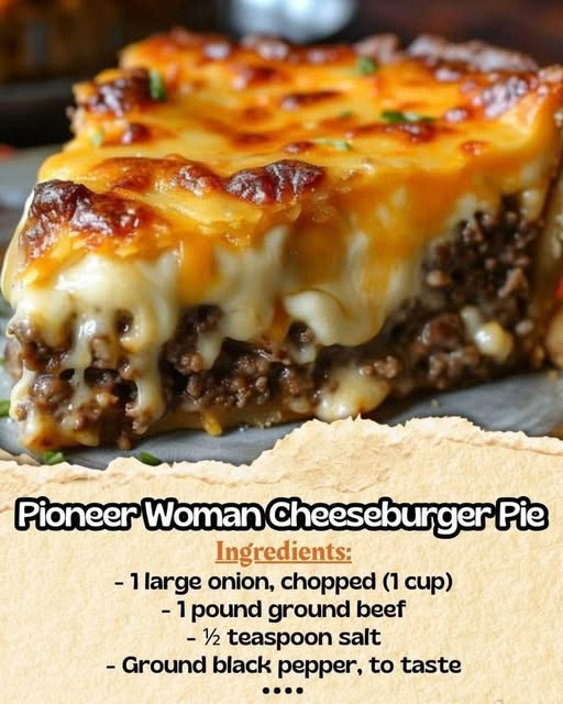 Pioneer Woman Cheeseburger Pie