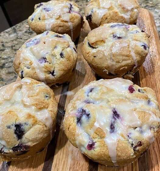 LEMON BLUEBERRY MUFFINS