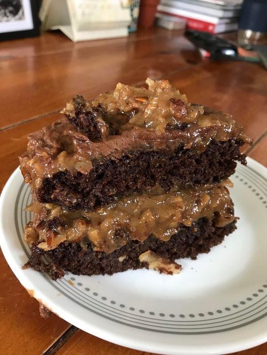 Homemade German Chocolate Cake