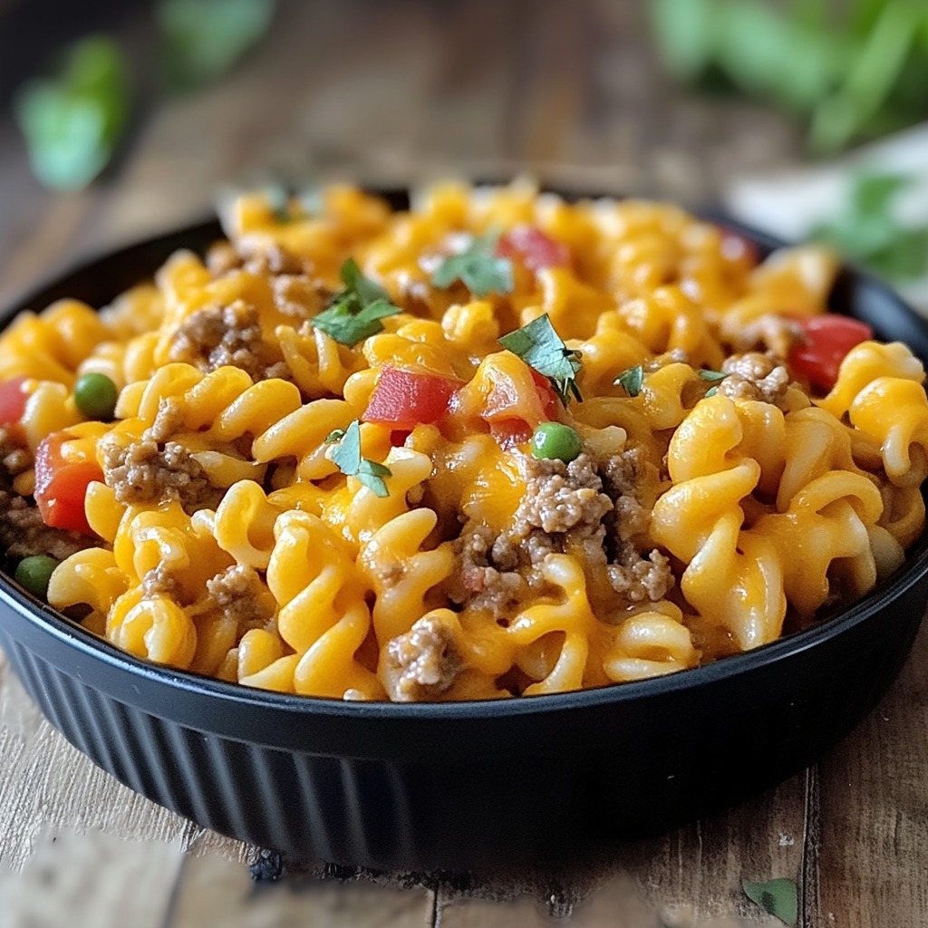 Cheesy Taco Cream Cheese Pasta