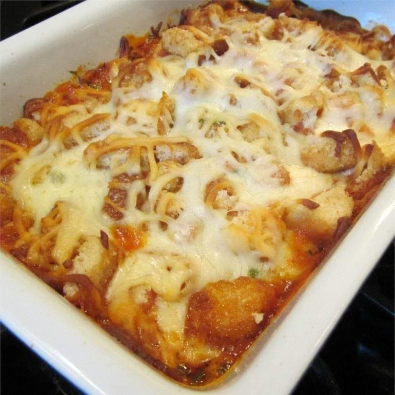 The Best Parmesan Chicken Bake