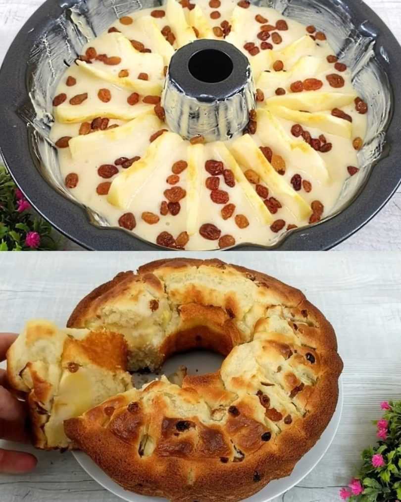 Apple Raisin Bundt Cake