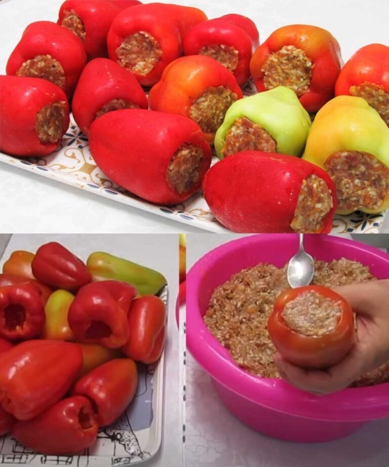 I make stuffed peppers in bulk: I put them in the freezer and always have a quick dinner when needed.