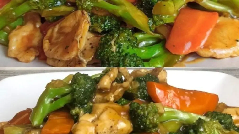 Stir-Fried Broccoli and Carrots with Chicken