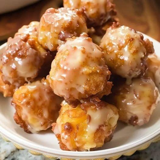 Delightful Baked Apple Fritter Bites