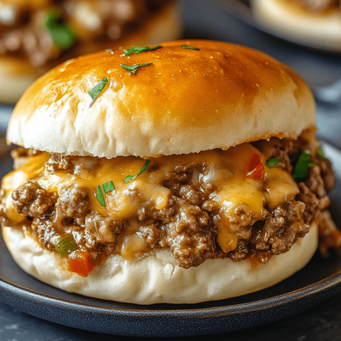 PHILLY CHEESE STEAK SLOPPY JOES