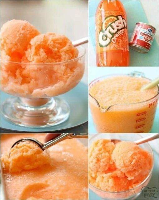 2-INGREDIENT ORANGE SHERBET