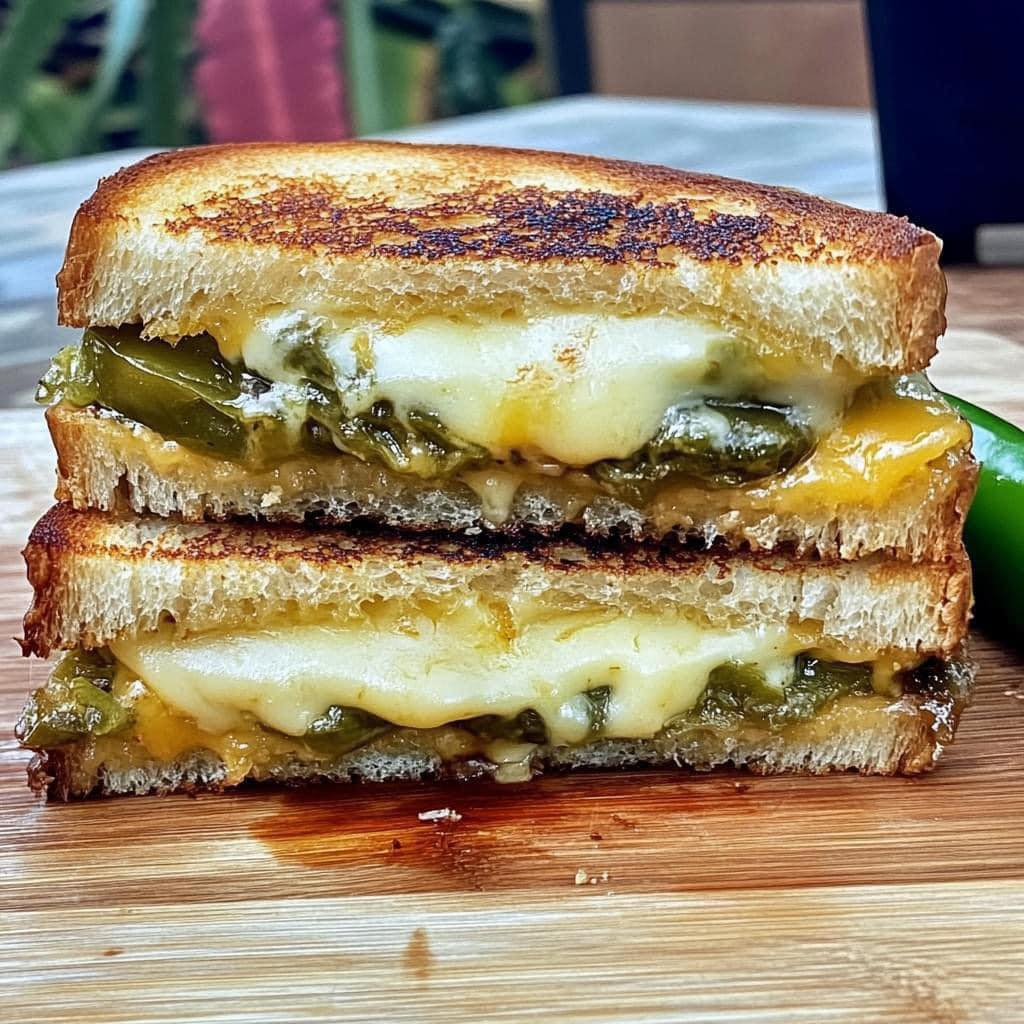 Hatch Chile Relleno Grilled Cheese 