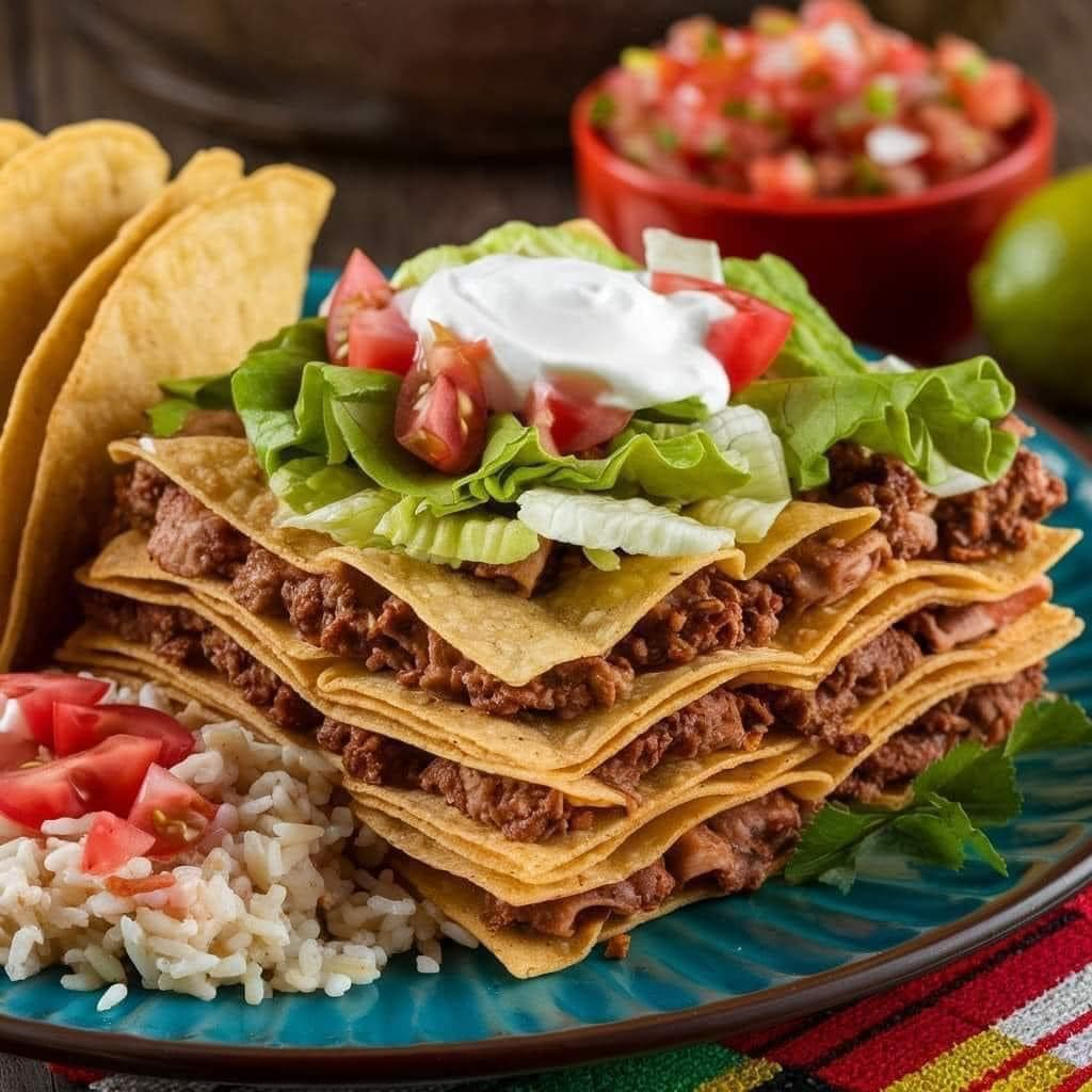 Mexican-Style Taco Lasagna 