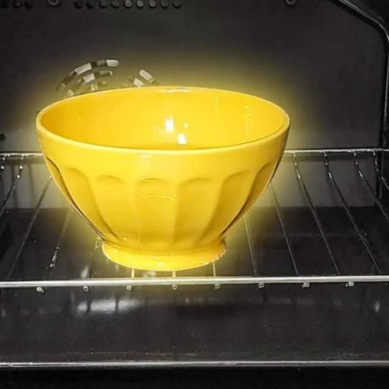 Put a bowl of vinegar in the oven – you will get rid of this problem forever