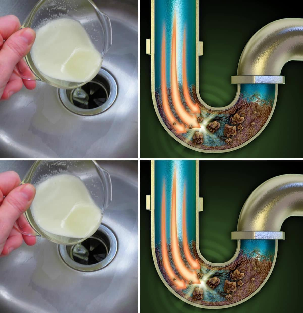 Home trick to clean the drain and pipes without calling the plumber…