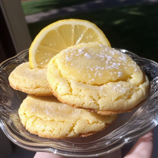 Lemon Poundcake Cookies