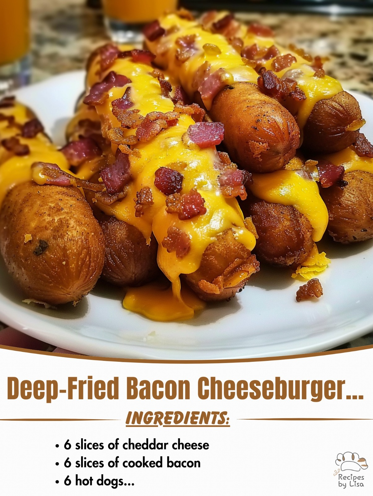 Deep-Fried Bacon Cheeseburger Corn Dogs