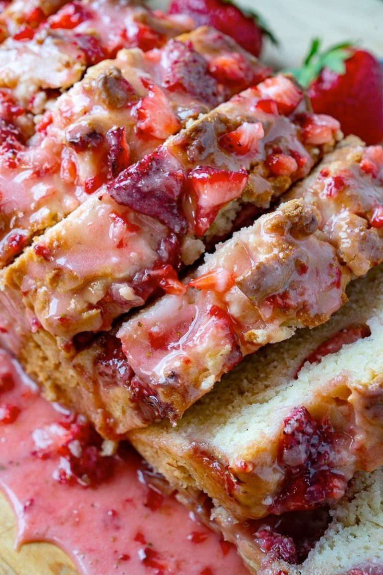 Strawberry Sour Cream Bread