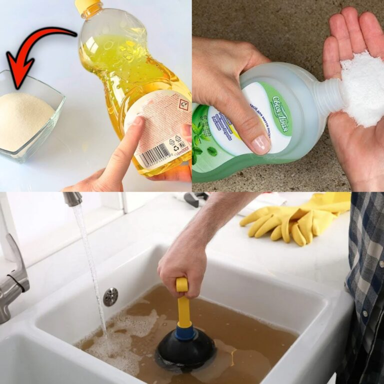 Plumbers Won’t Tell You! All You Need Is Salt and Dish Soap to Say Goodbye to Clogged Drains