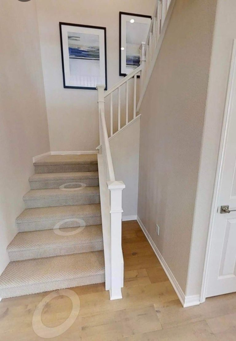 What would you put in this awkward space next to the stairs?