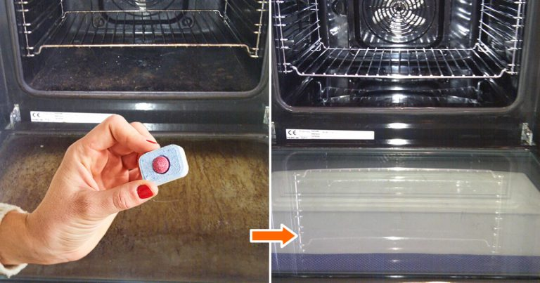 How to Clean and Degrease Your Oven Thoroughly with a Dishwasher Tablet