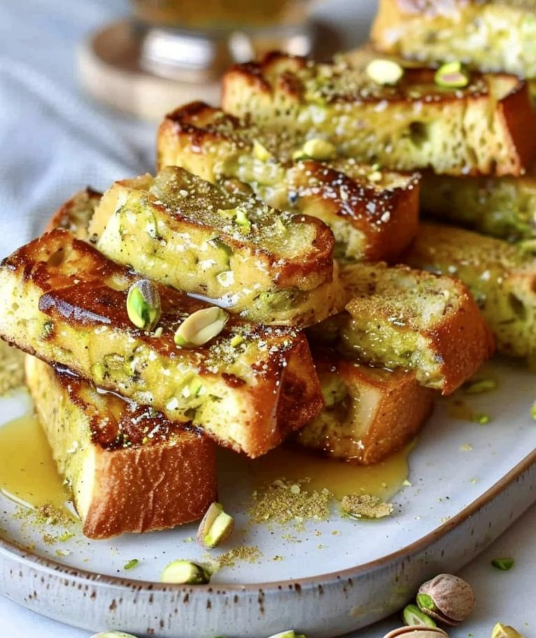 Pistachio French Toast Sticks: A Crunchy & Sweet Breakfast Treat