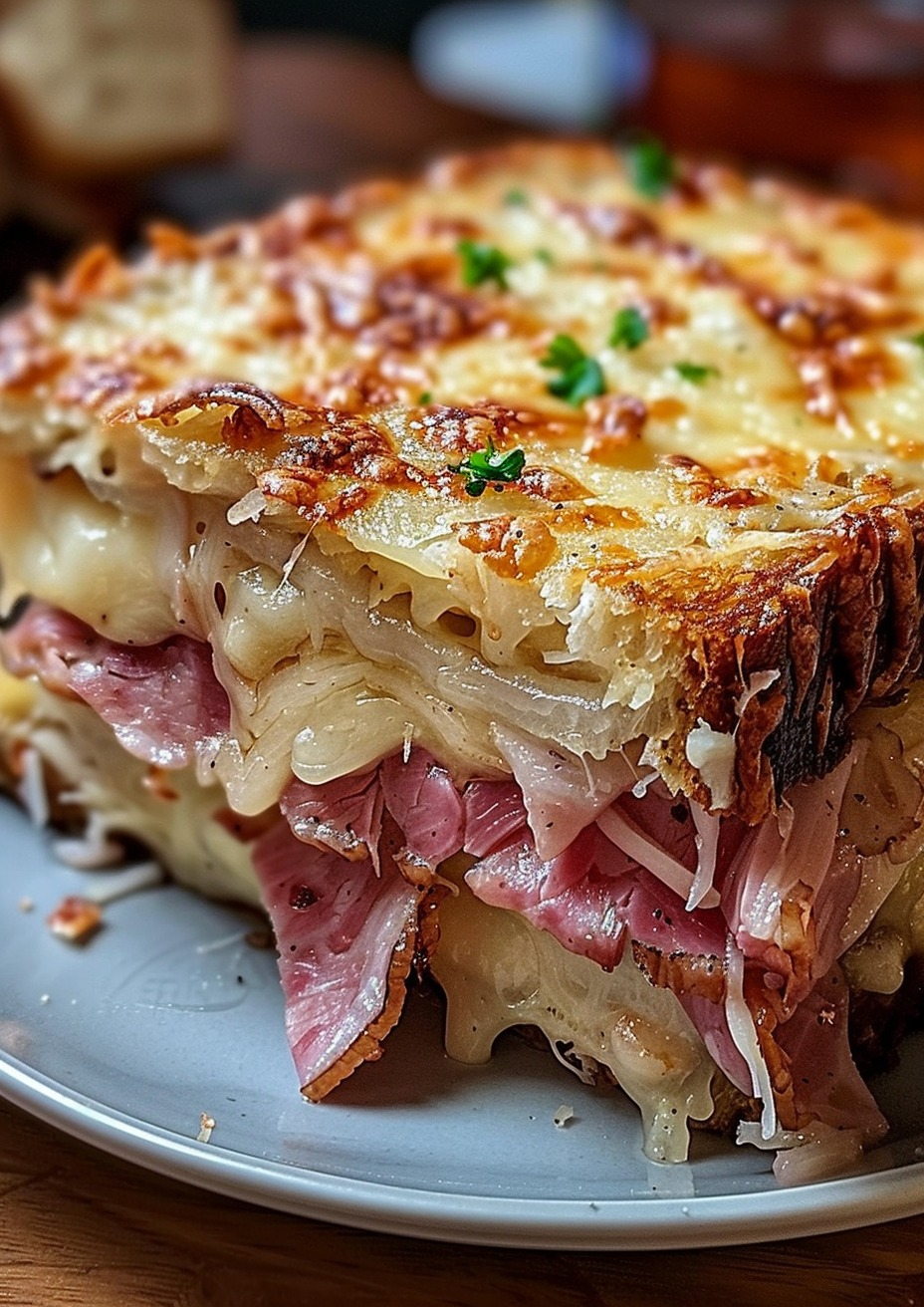 Homemade Reuben Bake