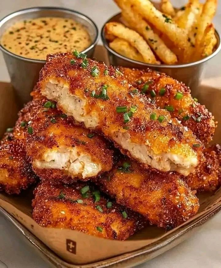 Crispy Parmesan Chicken Tenders