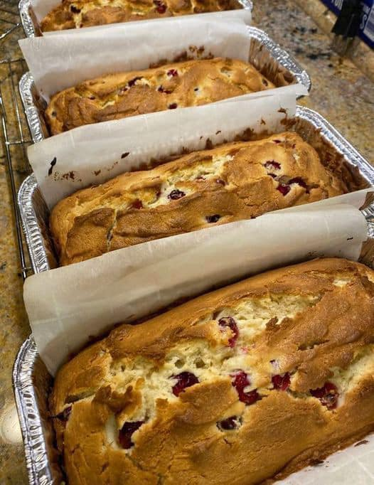 Cream Cheese Cranberry Loaf