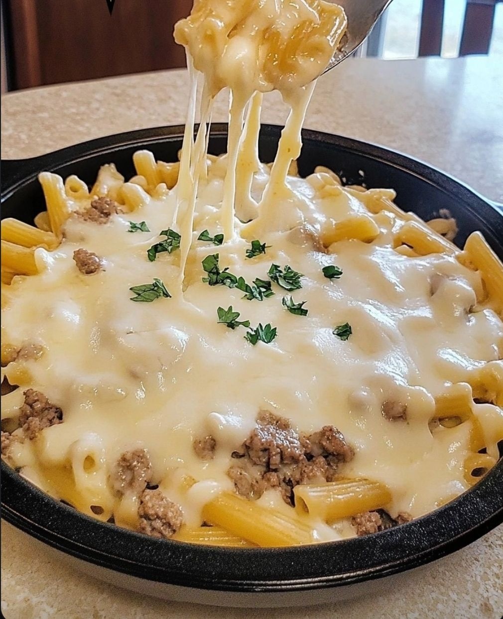 Cheesy Taco Cream Cheese Pasta Recipe