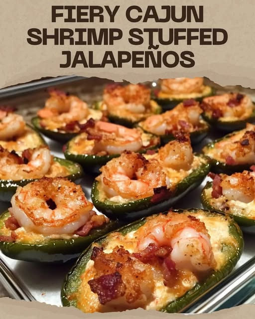 Fiery Cajun Shrimp Stuffed Jalapeños Recipe