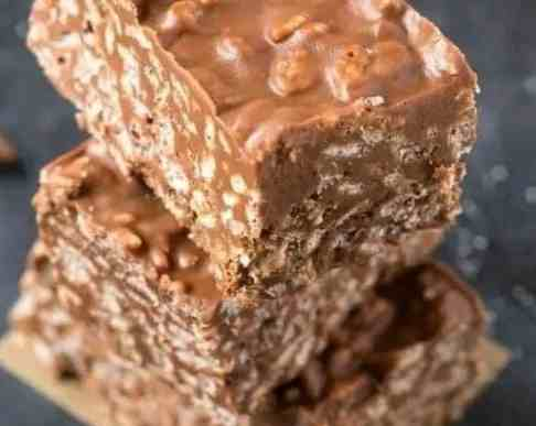 No Bake Homemade Crunch Bars