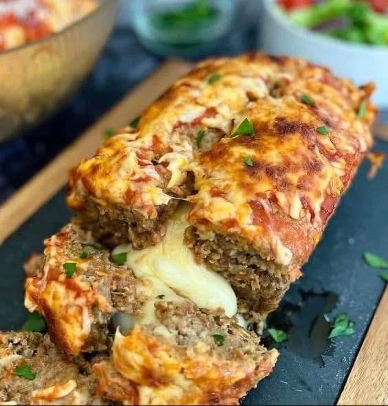 Stuffed Italian Meatloaf