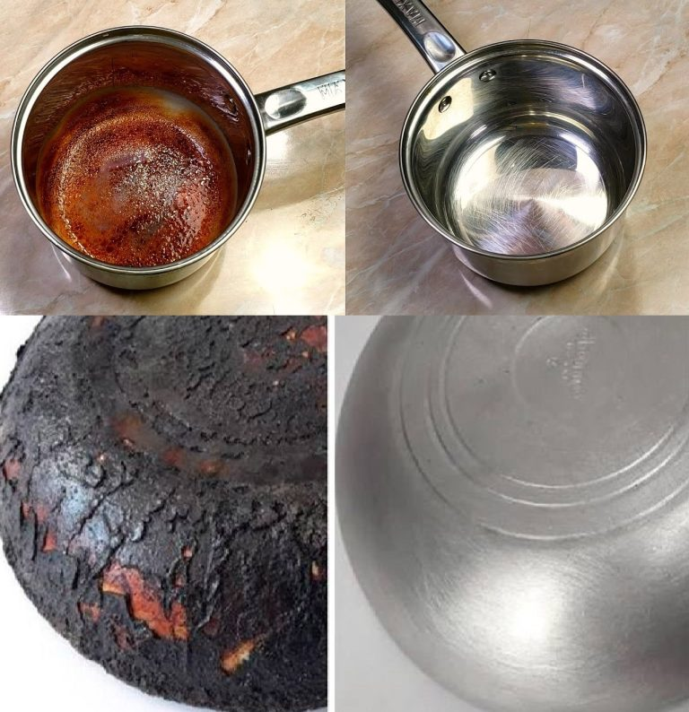 The ingredient that immediately removes burns in pots and pans. It costs less than 1 euro