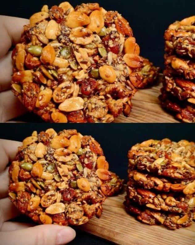 Healthy cookies without flour or sugar! Energy dessert recipe