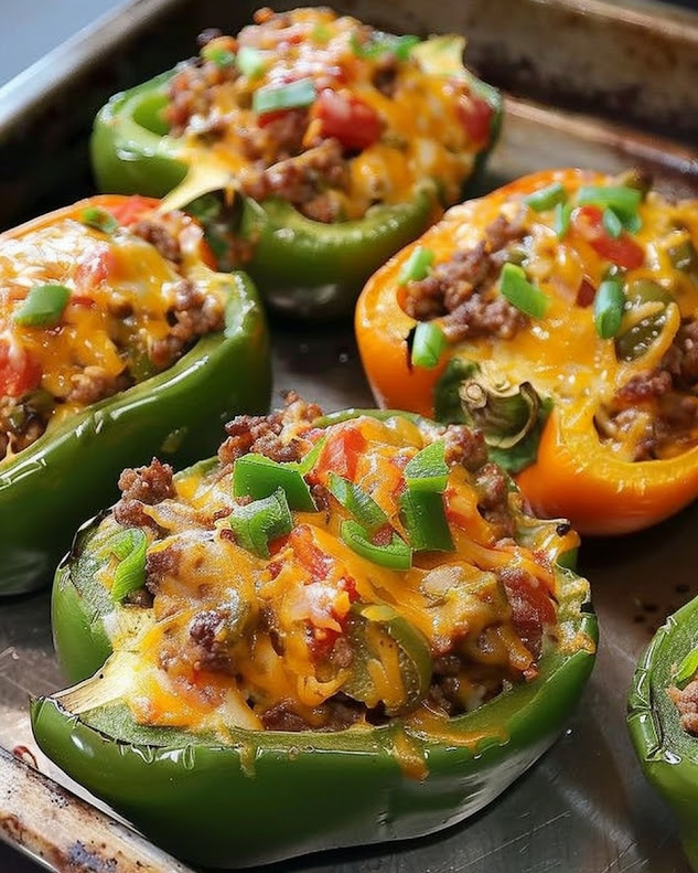 Taco Stuffed Bell Peppers Recipe