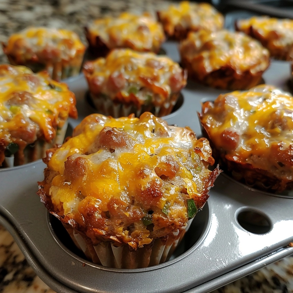 Easy Sausage Breakfast Muffins