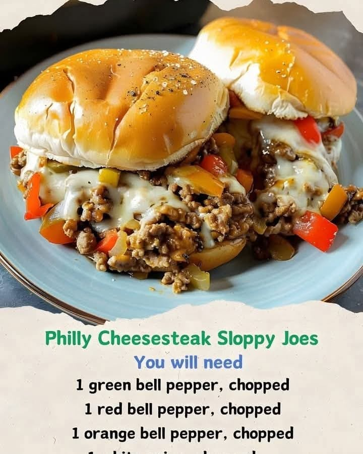 Philly Cheesesteak Sloppy Joes