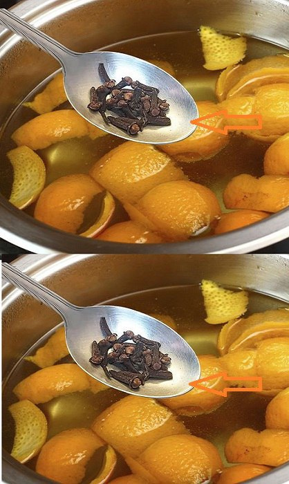 Boiling orange peels and cloves: the old habit of our grandmothers