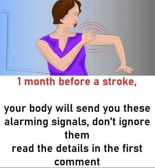 Stroke: These warning signs that appear 1 month before