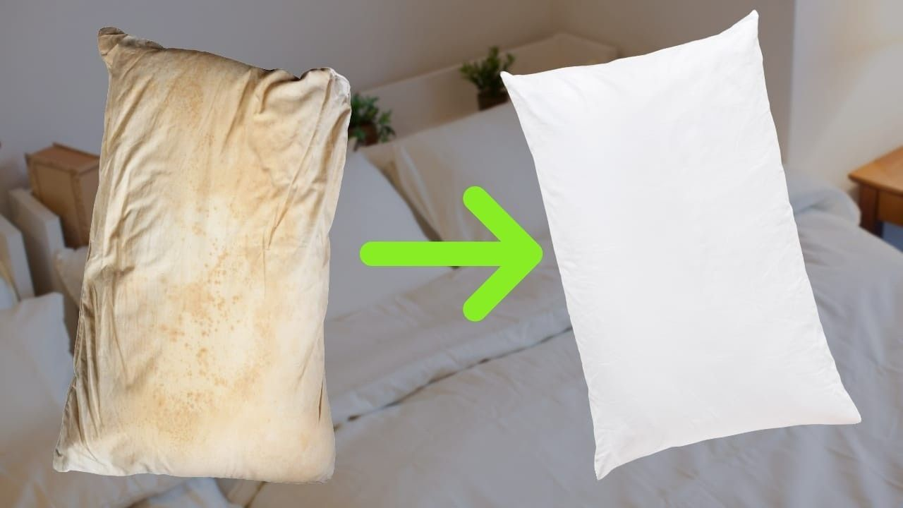 White and very clean pillows, no washing machine needed: the grandmother’s method of dry cleaning them