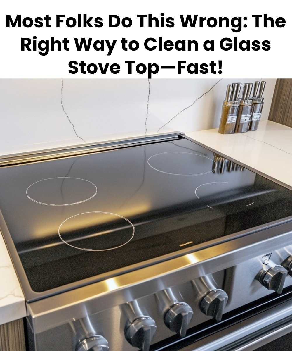 Most Folks Do This Wrong: The Right Way to Clean a Glass Stove Top—Fast!