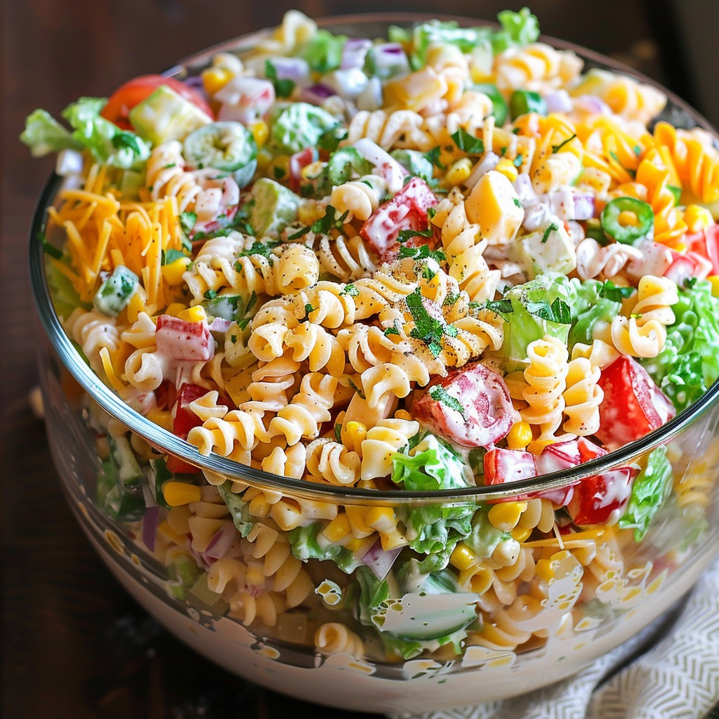 Best Layered Pasta Salad