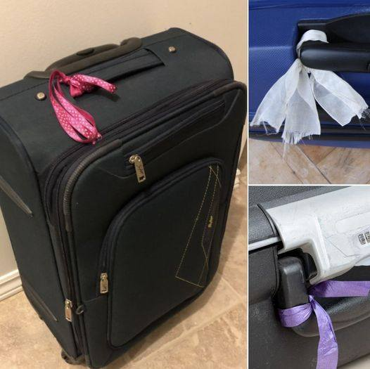 A travel expert explains why it’s a bad idea to tie a ribbon to your luggage.